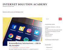 Tablet Screenshot of isacademy.pl