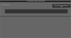 Desktop Screenshot of isacademy.org